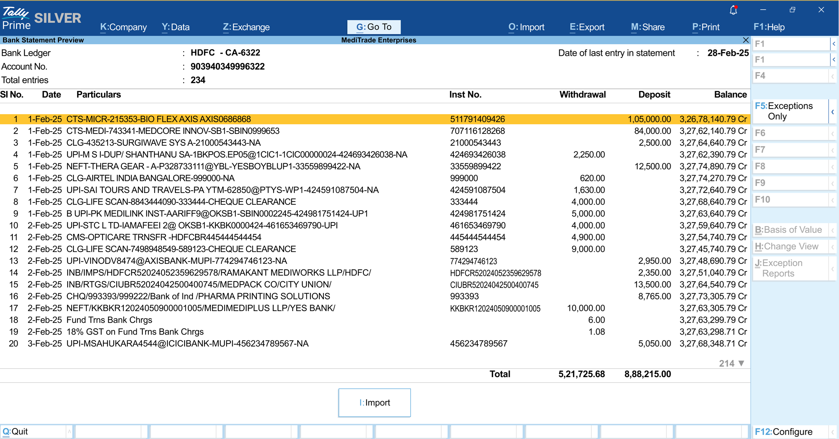 TallyPrime 3-Month Plan